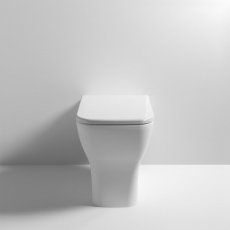Nuie Ava Back to Wall Rimless Toilet Pan 500mm Projection - Soft Close Seat