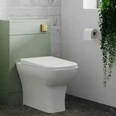 Nuie Ava Back to Wall Rimless Toilet - Soft Close Seat
