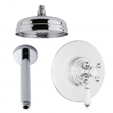 Nuie Beaumont Dual Concealed Mixer Shower Valve with Fixed Head