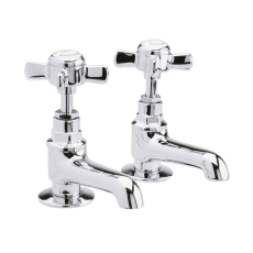 Nuie Beaumont Basin Taps Pair - Chrome