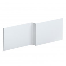 Nuie Blocks Square Shower Bath Front Panel 540mm H x 1700mm W - Satin White