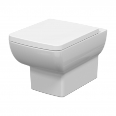 Nuie Cleo Square Wall Hung Toilet Pan - Excluding Seat