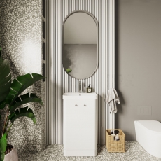 Core 500mm 2-Door Floor Standing Vanity Unit