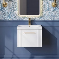 Deco 500mm 1-Drawer Wall Hung Vanity Unit