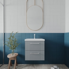 Deco 500mm 2-Drawer Wall Hung Vanity Unit