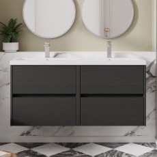Havana Twin 1200mm 4-Drawer Wall Hung Vanity Unit