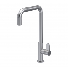 Nuie Kosi Mono Kitchen Sink Mixer Tap Single Lever Handle - Brushed Nickel