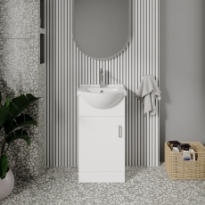 Mayford 450mm 1-Door Floor Standing Vanity Unit