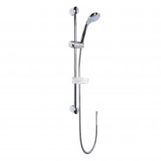 Nuie Modern Shower Slider Rail Kit 600mm High - Chrome