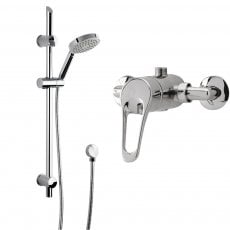 Nuie Ocean Manual Concealed or Exposed Shower Valve with Shower Kit