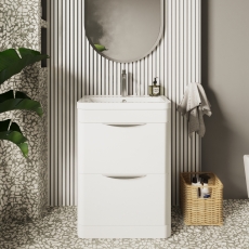 Parade 600mm 2-Drawer Floor Standing Vanity Unit