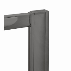 Nuie Rene 1900mm Profiles 20mm Extension (Pack of 2) - Brushed Pewter