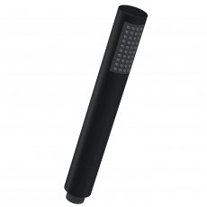 Nuie Round Pencil Shower Handset - Matt Black