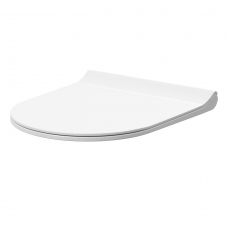 Nuie Round Sandwich Soft Close Seat - White