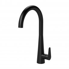 Nuie Samir Mono Kitchen Sink Mixer Tap Single Lever Handle - Matt Black