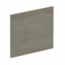 Nuie Square Shower Bath End Panel 520mm H x 680mm W - Solace Oak