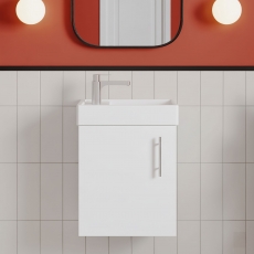 Vault 400mm 1-Door Wall Hung Vanity Unit