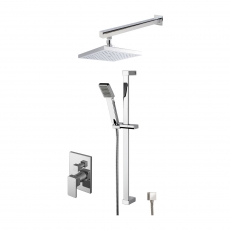 Nuie Windon Manual Concealed Complete Mixer Shower with Diverter - Chrome