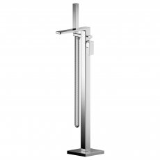 Nuie Windon Freestanding Bath Shower Mixer Tap with Shower Kit - Chrome