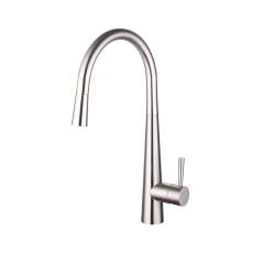 Nuie Ziro Pull Out Kitchen Sink Mixer Tap Single Lever Handle - Chrome