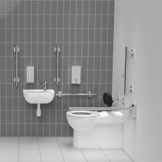 Nymas Infrared Premium Luxury Rimless Back To Wall Doc M Pack Right Handed - Polished