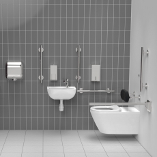 Nymas Infrared Premium Luxury Rimless Wall Hung Doc M Pack Right Handed - Polished