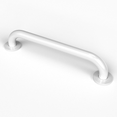 Nymas NymaPRO Stainless Steel Grab Rail 35mm Diameter 450mm Length - White