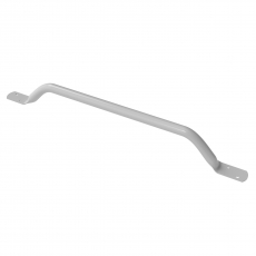 Nymas NymaPRO Flat End Steel Grab Rail 710mm Length - White