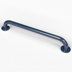 Nymas NymaPRO Round Flange Steel Grab Rail 600mm Length - Dark Blue
