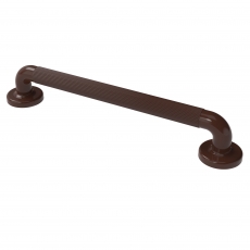 Nymas NymaPRO Plastic Fluted Grab Rail with Concealed Fixings 450mm Length - Brown