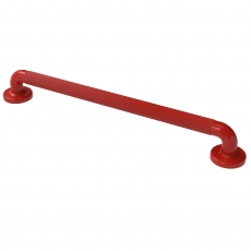 Nymas NymaPRO Plastic Fluted Grab Rail with Concealed Fixings 600mm Length - Red