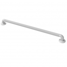 Nymas NymaPRO Plastic Fluted Grab Rail with Concealed Fixings 900mm Length - White