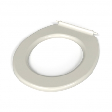 Nymas NymaPRO Toilet Seat Ring Only with Side Transfer Buffers - White