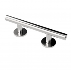 Nymas NymaSTYLE Straight Grab Rail with Concealed Fixings 300mm Length - Satin