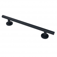 Nymas NymaSTYLE Luxury Straight Stainless Steel Grab Rail 600mm Wide - Matt Black