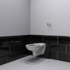 Nymas NymaSTYLE Doc M Wall Hung Toilet Ware Set - White Ring Seat