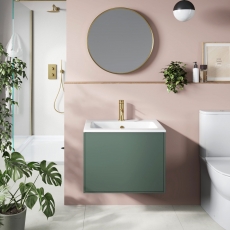 Orbit Alfie 600mm 1-Drawer Wall Hung Vanity Unit