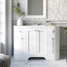 Orbit Brunswick Curved Vanity Unit 1200mm Wide