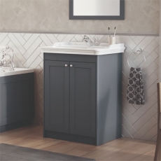 Orbit Classica 600mm 2-Door Floor Standing Vanity Unit