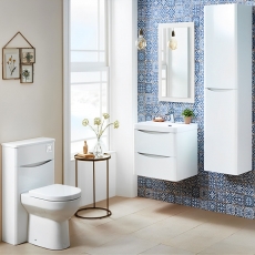 Orbit Contour 600mm 2-Drawer Wall Hung Vanity Unit