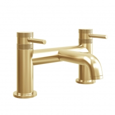 Orbit Core Bath Filler Tap Pillar Mounted - Brushed Brass