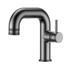 Orbit Core Side Lever Mono Basin Mixer Tap - Gunmetal