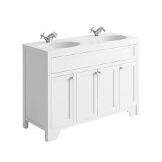 Orbit Harrogate Dutchy Vanity Units with Worktop and Double Basin 1200mm Wide