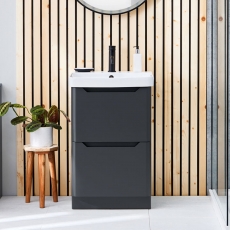 Orbit Ella 500mm 2-Drawer Floor Standing Vanity Unit