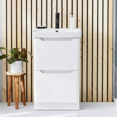Orbit Ella 600mm 2-Drawer Floor Standing Vanity Unit