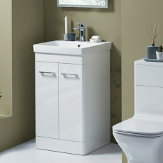Orbit Eve 500mm 2-Door Floor Standing Vanity Unit