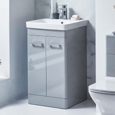 Orbit Eve 600mm 2-Door Floor Standing Vanity Unit