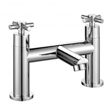 Orbit Exo Bath Filler Tap Pillar Mounted - Chrome