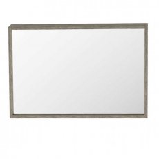 Orbit Illumo Bathroom Mirror 600mm H x 800mm W - Grey Oak