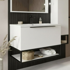 Orbit Illumo 800mm 1-Drawer Wall Hung Vanity Unit